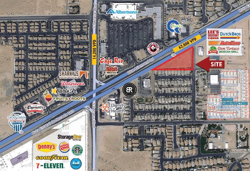 Blue Diamond & Cameron, Las Vegas, NV for sale Aerial- Image 1 of 1