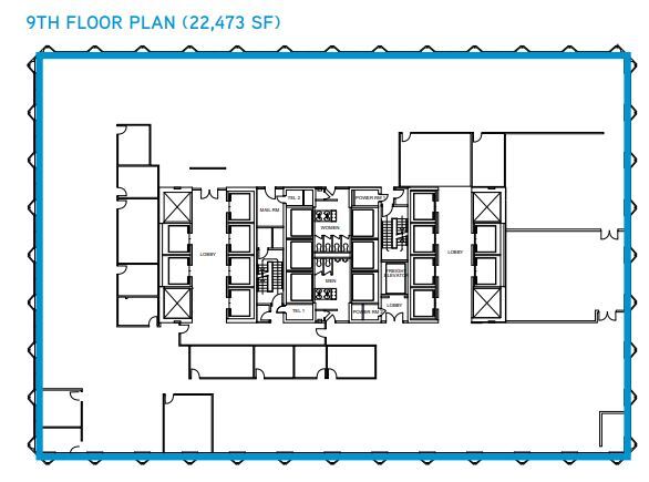 10020 100th St NW, Edmonton, AB for lease Floor Plan- Image 1 of 2