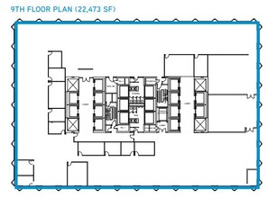 10020 100th St NW, Edmonton, AB for lease Floor Plan- Image 1 of 2