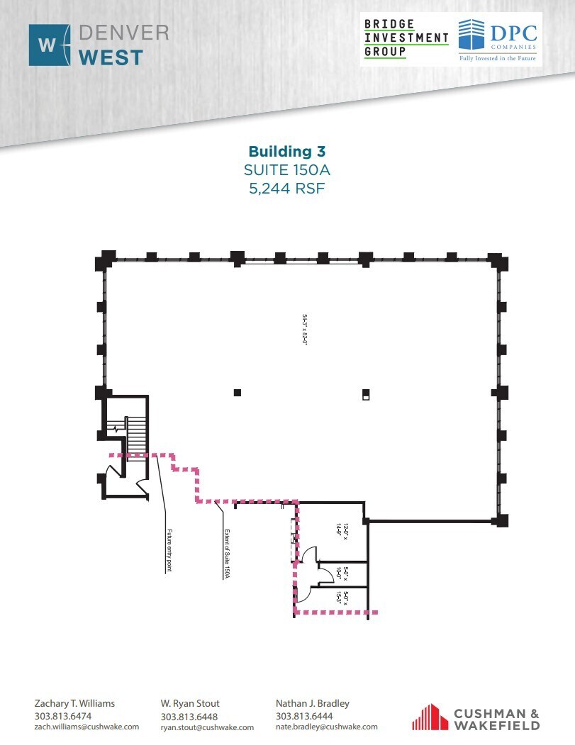 13949 W Colfax Ave, Lakewood, CO for lease Floor Plan- Image 1 of 1