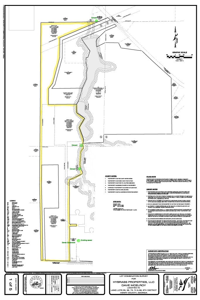 3478 Jonesboro Rd, Hampton, GA for sale Plat Map- Image 1 of 2