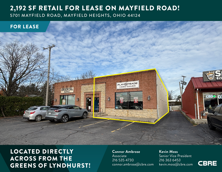 5701 Mayfield Rd, Mayfield Heights, OH for lease - Building Photo - Image 1 of 6