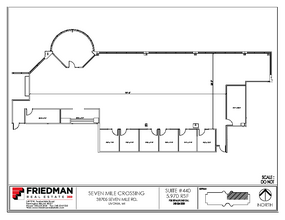 38705 7 Mile Rd, Livonia, MI for lease Floor Plan- Image 1 of 1