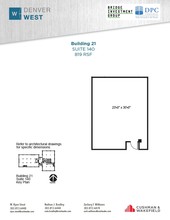 13949 W Colfax Ave, Lakewood, CO for lease Floor Plan- Image 1 of 2