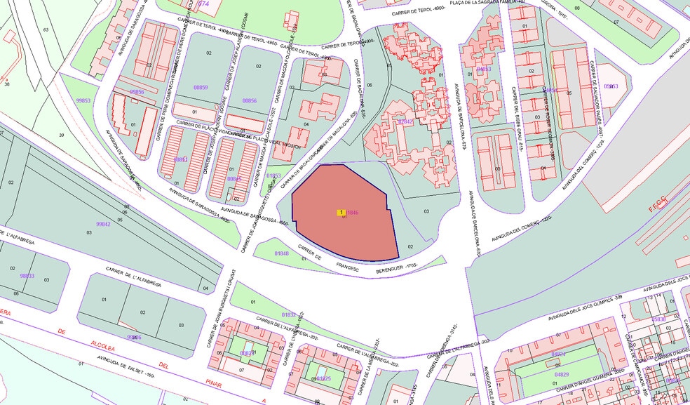Land in Reus, Tarragona for sale - Plat Map - Image 2 of 4