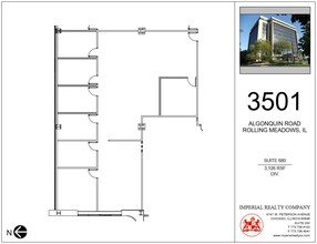 3501 Algonquin Rd, Rolling Meadows, IL for lease Floor Plan- Image 1 of 4