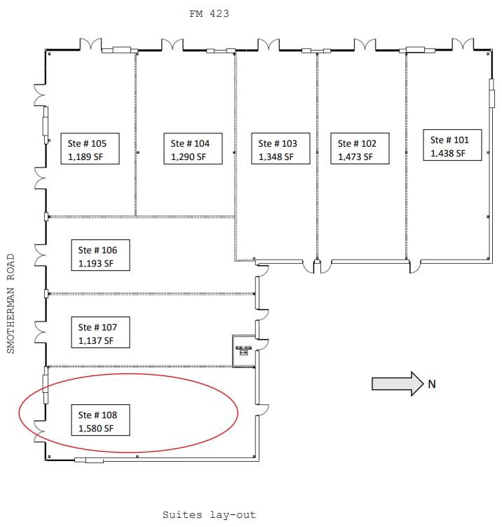 25691 Smotherman Rd, Frisco, TX for lease Floor Plan- Image 1 of 1