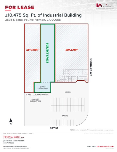 3575 S Santa Fe Ave, Vernon, CA for lease - Site Plan - Image 3 of 3