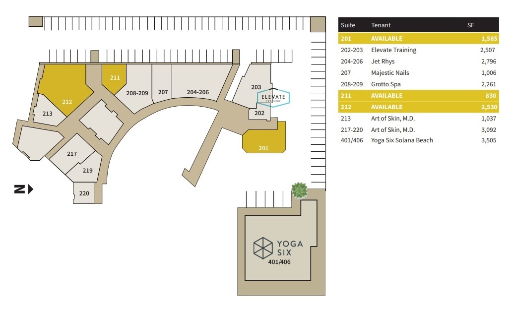 437 S Highway 101, Solana Beach, CA for lease Site Plan- Image 1 of 1