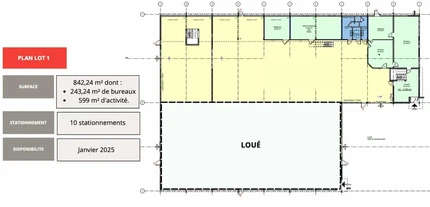 Flex in Chassieu for lease Floor Plan- Image 2 of 2