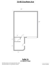 10-40 E Southern Ave, Mesa, AZ for lease Floor Plan- Image 1 of 1