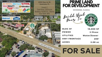 Prime Acreage For Development on Hwy 44! - Drive Through Restaurant