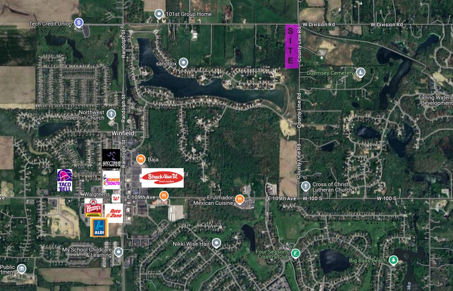 10111 County Line Rd, Crown Point, IN for sale - Aerial - Image 1 of 1