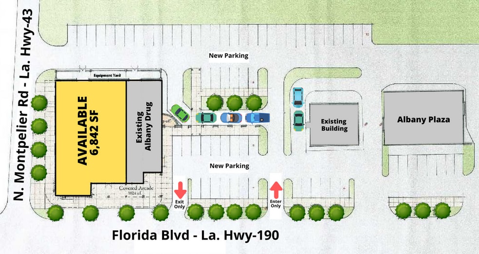 19067 Florida Blvd, Albany, LA for lease - Building Photo - Image 3 of 6