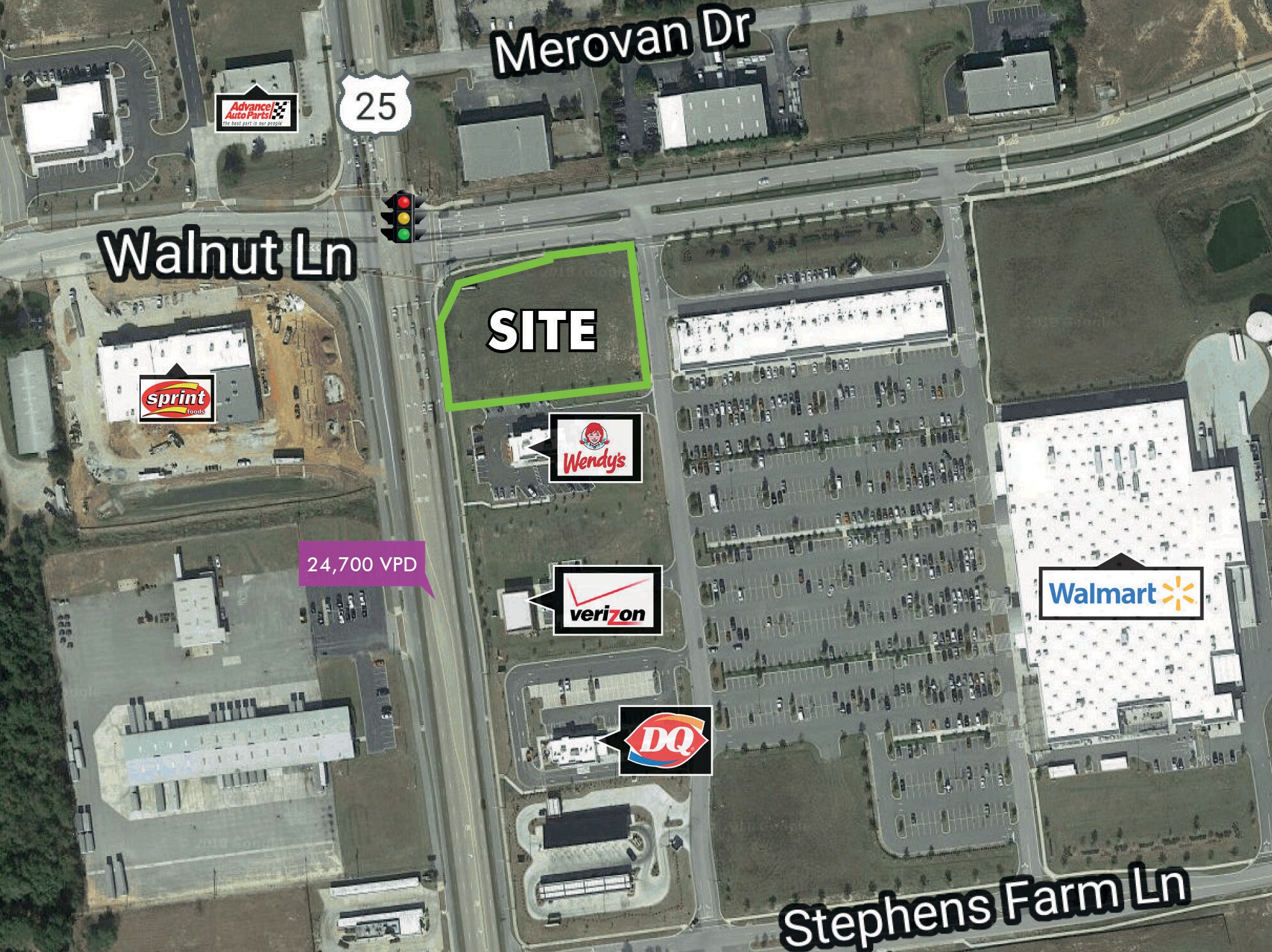 1062 Edgefield Rd, North Augusta, SC for sale Aerial- Image 1 of 1