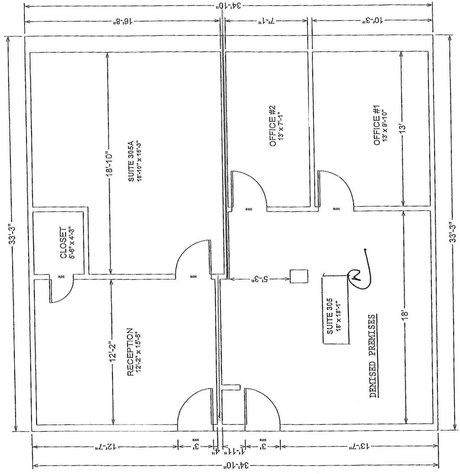 280 N Bedford Rd, Mount Kisco, NY for lease Floor Plan- Image 1 of 1