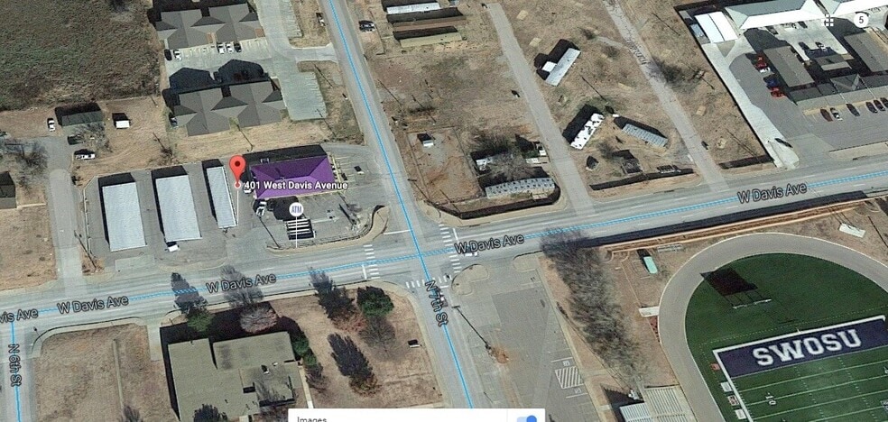 401 W Davis Ave, Weatherford, OK for sale - Aerial - Image 1 of 1