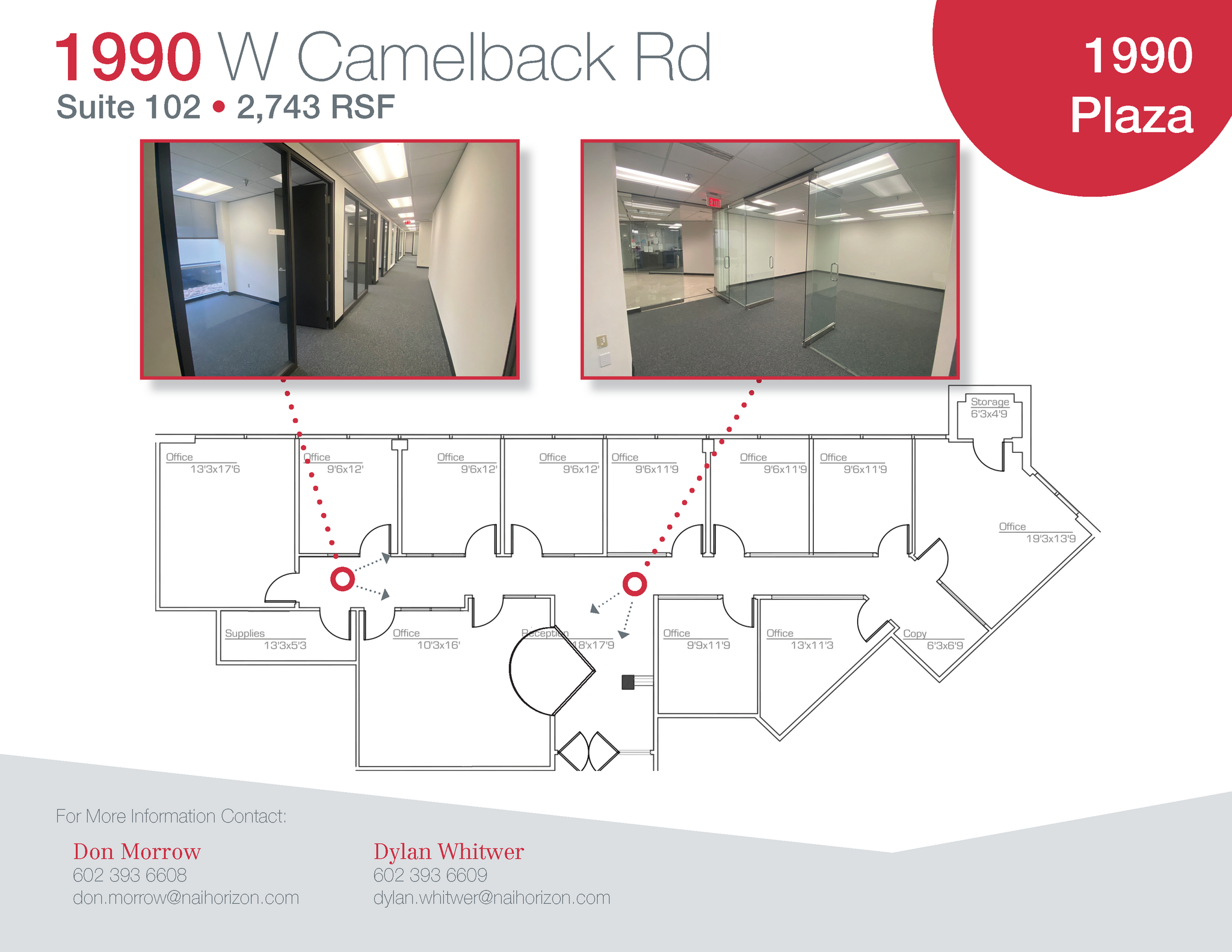 1990 W Camelback Rd, Phoenix, AZ for lease Floor Plan- Image 1 of 6