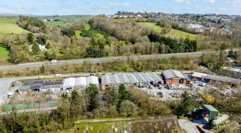 1-16 Moorswater Industrial Estate, Liskeard for lease - Aerial - Image 3 of 7