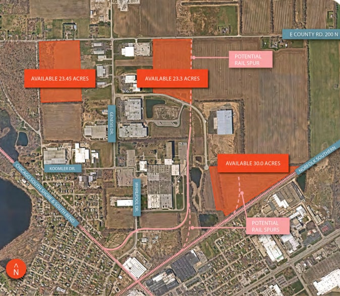 Severs Rd, La Porte, IN for sale - Aerial - Image 2 of 2