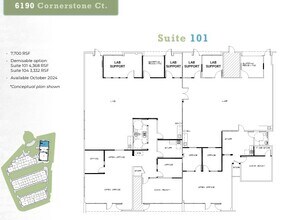6185 Cornerstone Ct E, San Diego, CA for lease Floor Plan- Image 1 of 1