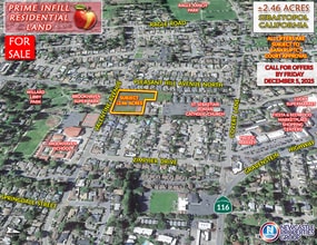 7983 Covert Lane, Sebastopol, CA - AERIAL map view