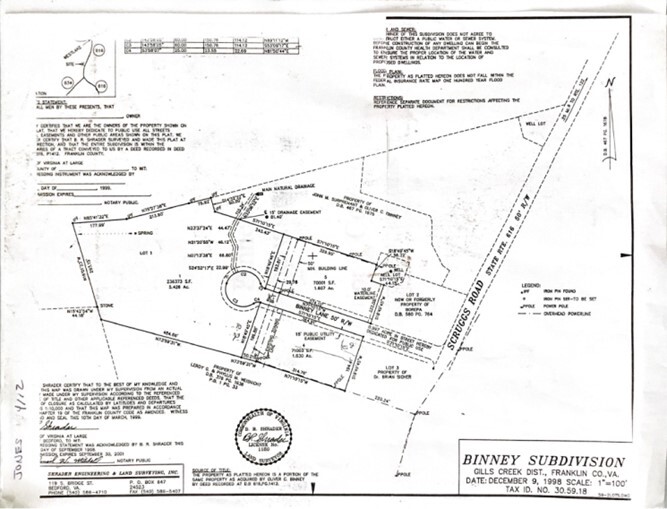 17 Westwind Rd, Moneta, VA for sale - Plat Map - Image 3 of 3