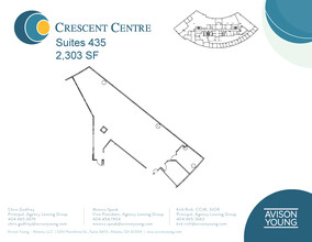 100 Crescent Center Pky, Tucker, GA for lease Floor Plan- Image 1 of 2