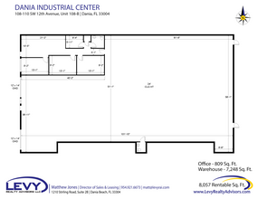 108-110 SW 12th Ave, Dania Beach, FL for lease Floor Plan- Image 2 of 13