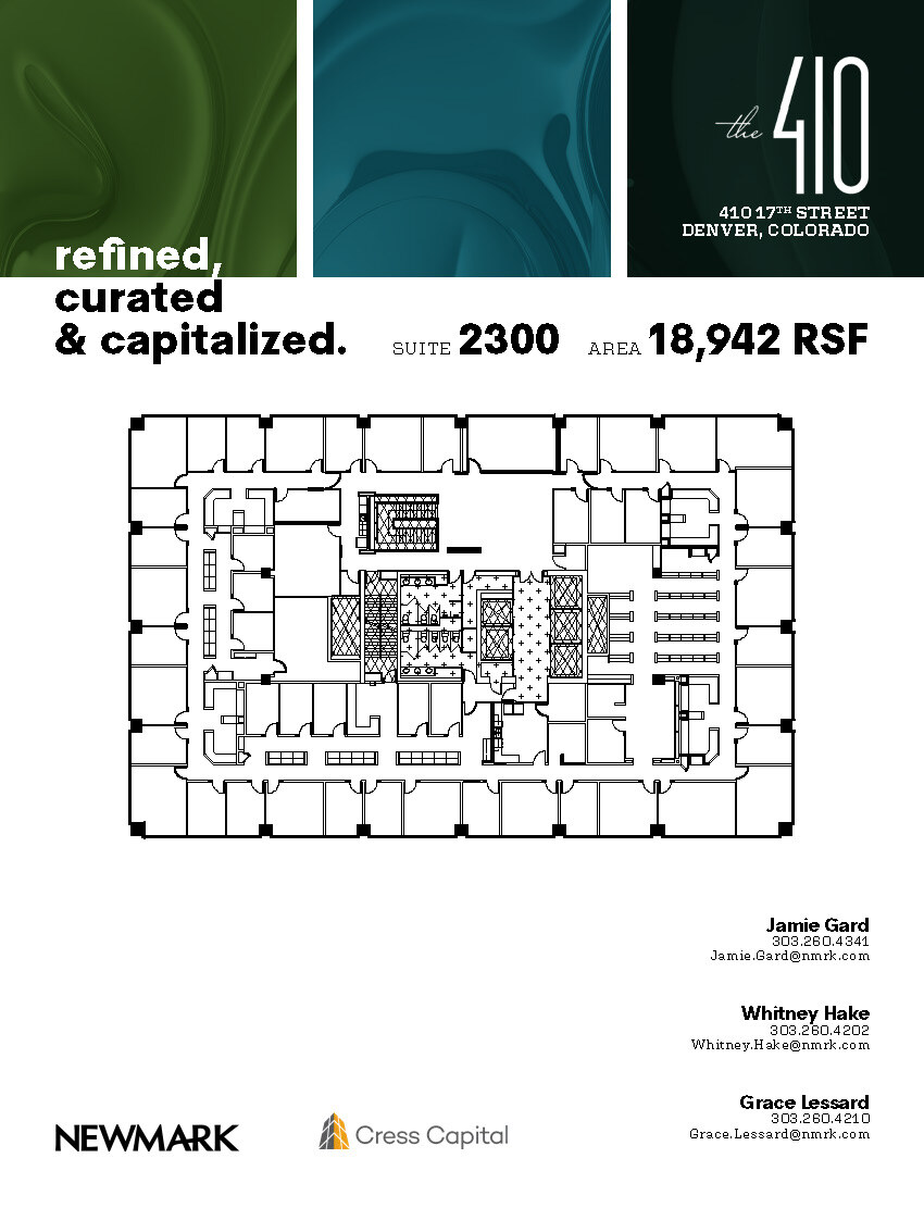 410 17th St, Denver, CO for lease Floor Plan- Image 1 of 1