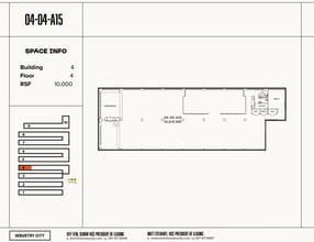 220 36th St, Brooklyn, NY for lease Floor Plan- Image 1 of 1