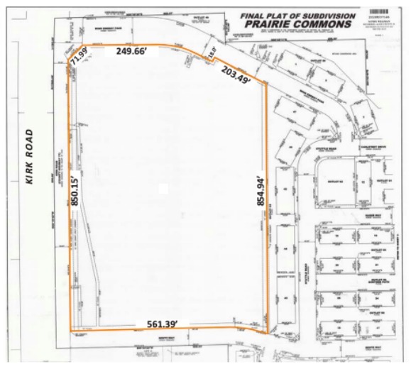 Kirk Rd & Wind Energy Pass Rd, Batavia, IL for sale - Site Plan - Image 3 of 3