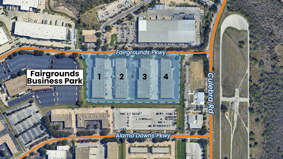 6900-6948 Fairgrounds Pky, San Antonio, TX for lease - Aerial - Image 3 of 3