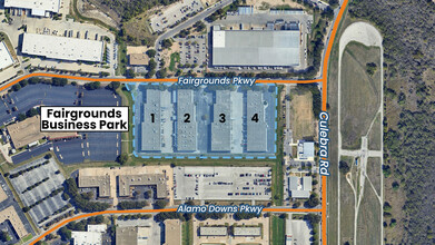 6900-6948 Fairgrounds Pky, San Antonio, TX - AERIAL  map view
