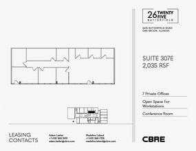 2625 Butterfield Rd, Oak Brook, IL for lease Floor Plan- Image 1 of 1
