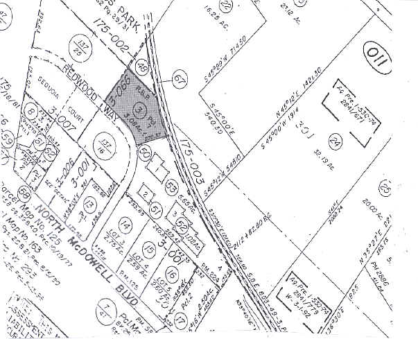 1330 Redwood Way, Petaluma, CA for lease - Plat Map - Image 2 of 12
