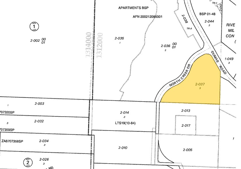 Dumas Rd, Mill Creek, WA for sale - Plat Map - Image 2 of 4