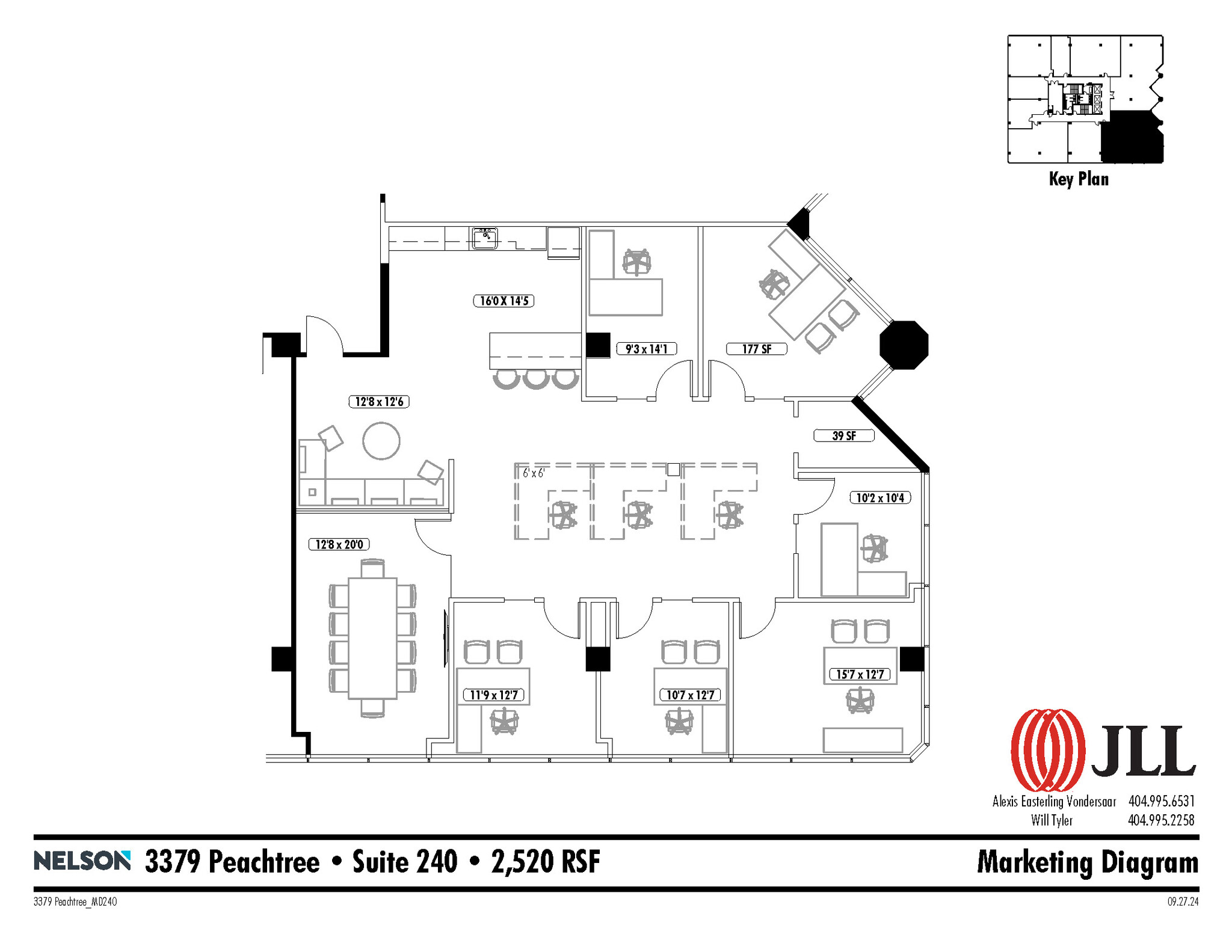 3379 Peachtree Rd NE, Atlanta, GA for lease Floor Plan- Image 1 of 2