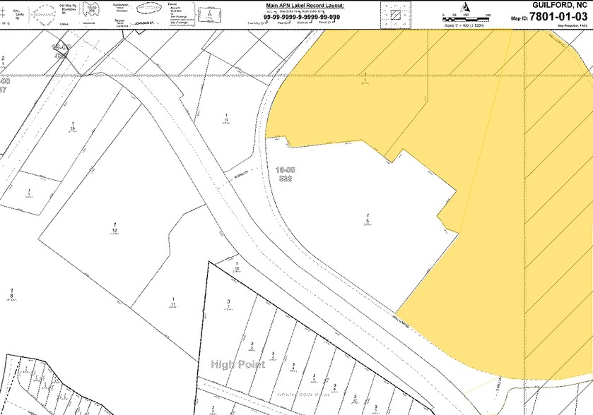 921 Eastchester Dr, High Point, NC for sale - Plat Map - Image 1 of 1