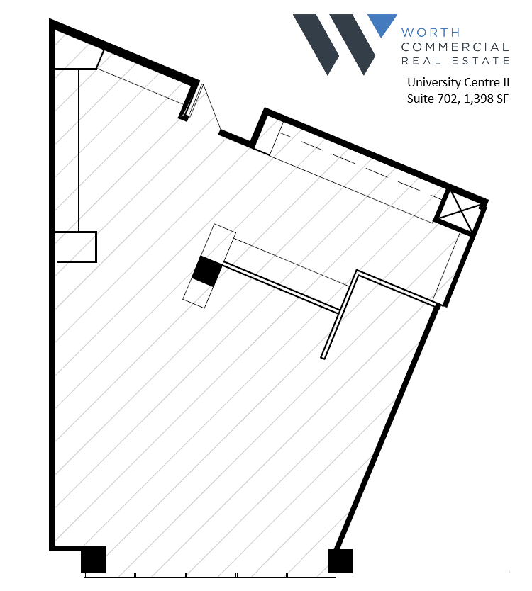 1320 S University Dr, Fort Worth, TX for lease Floor Plan- Image 1 of 6