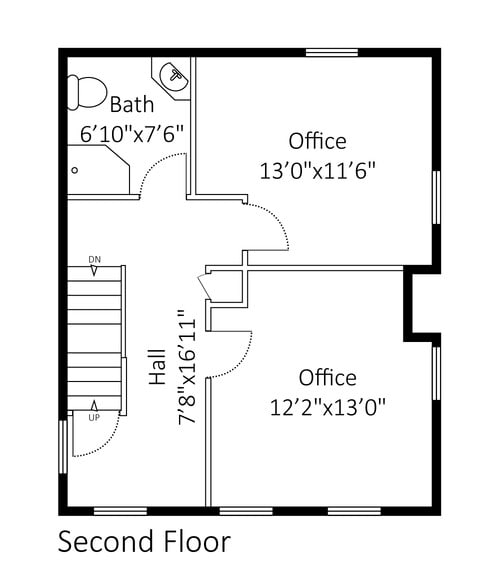 34 Park St, Montclair, NJ for lease - Floor Plan - Image 2 of 5