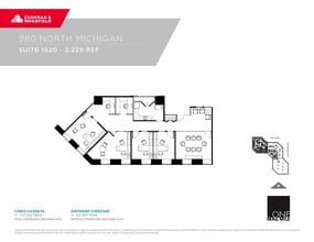 980 N Michigan Ave, Chicago, IL for lease Floor Plan- Image 1 of 1