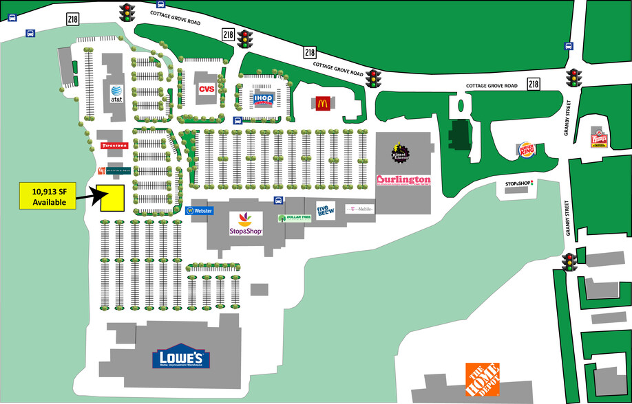 331 Cottage Grove Rd, Bloomfield, CT for lease - Site Plan - Image 3 of 10