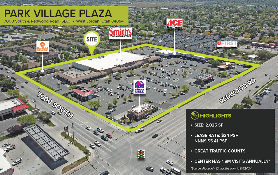 7017-7093 S Redwood Rd, West Jordan, UT for lease - Site Plan - Image 1 of 2