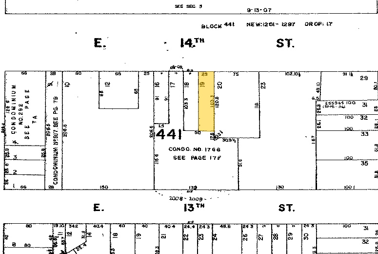 424 E 14th St, New York, NY for sale Plat Map- Image 1 of 1