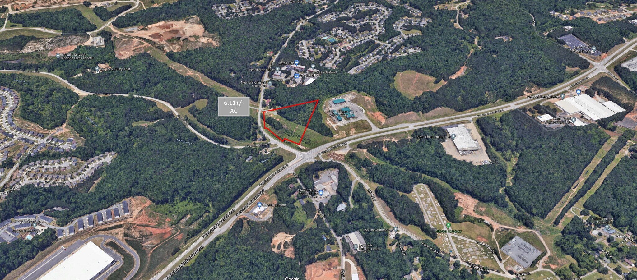 Little Mill Rd NE, Buford, GA for sale Aerial- Image 1 of 1