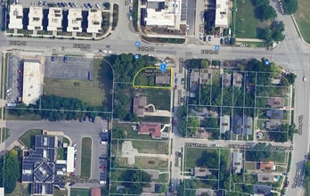 1335 E 27th St, Kansas City, MO - AERIAL map view
