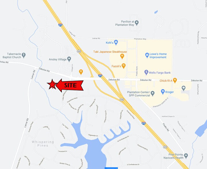 6500 Zebulon Rd, Macon, GA 31220 Development Site