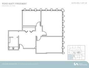 9545 Katy Fwy, Houston, TX for lease Floor Plan- Image 1 of 6
