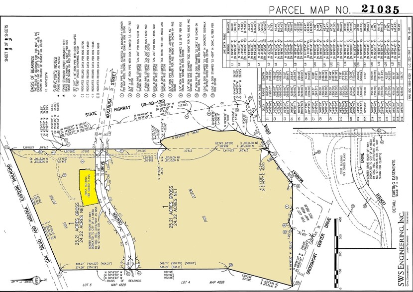 8860 Center Dr, La Mesa, CA for lease - Plat Map - Image 2 of 4